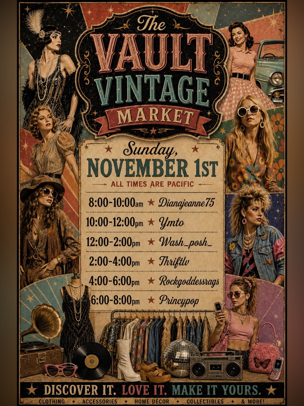 The Vault ~ Vintage Market ~ Sunday 11/1